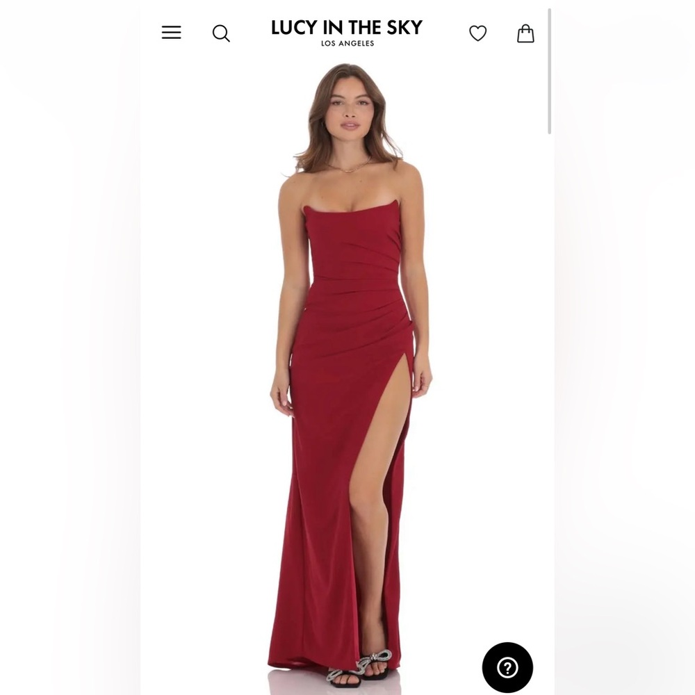 red corset maxi dress (Lucy in the sky) - Brand New!